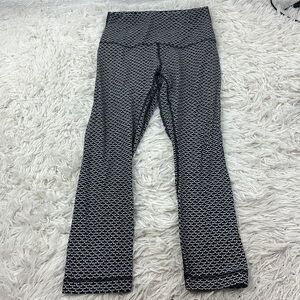 Lululemon Align Crop *21" Monochromic Ice Grey Black